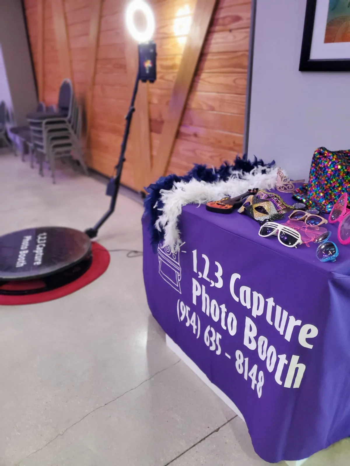 Photo booth by Zestfully Elegant Events